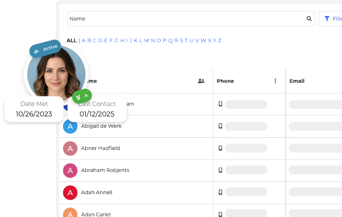 Wise Agent real estate contact list and CRM feature preview